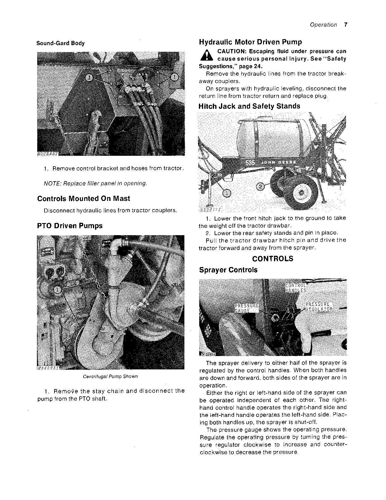 MANUEL D'UTILISATION DU PULVÉRISATEUR JOHN DEERE 520 535 550