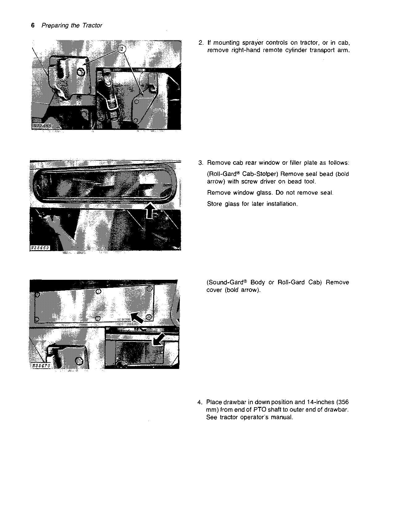 JOHN DEERE 535 550 SPRAYER OPERATORS MANUAL