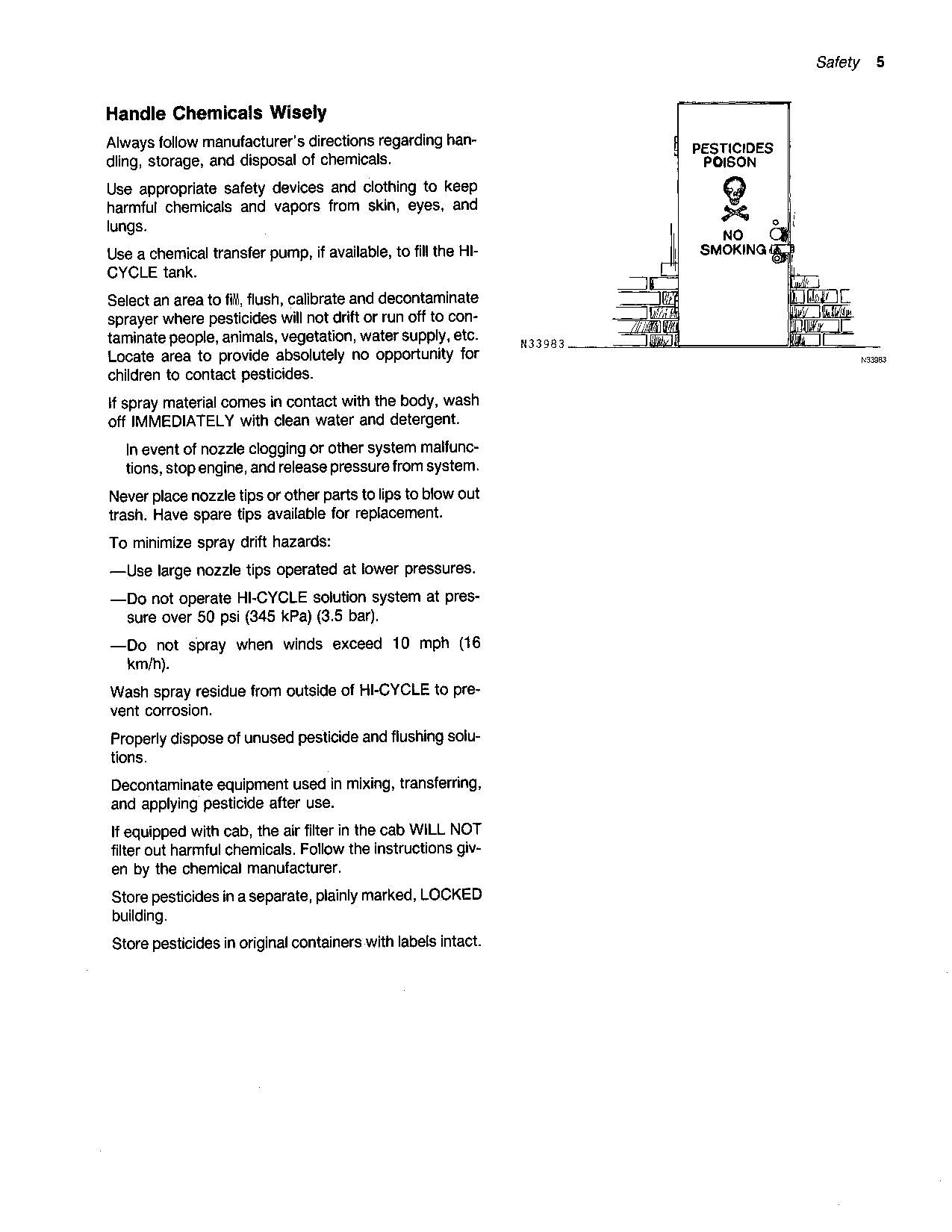 JOHN DEERE 6000 SPRAYER OPERATORS MANUAL #4