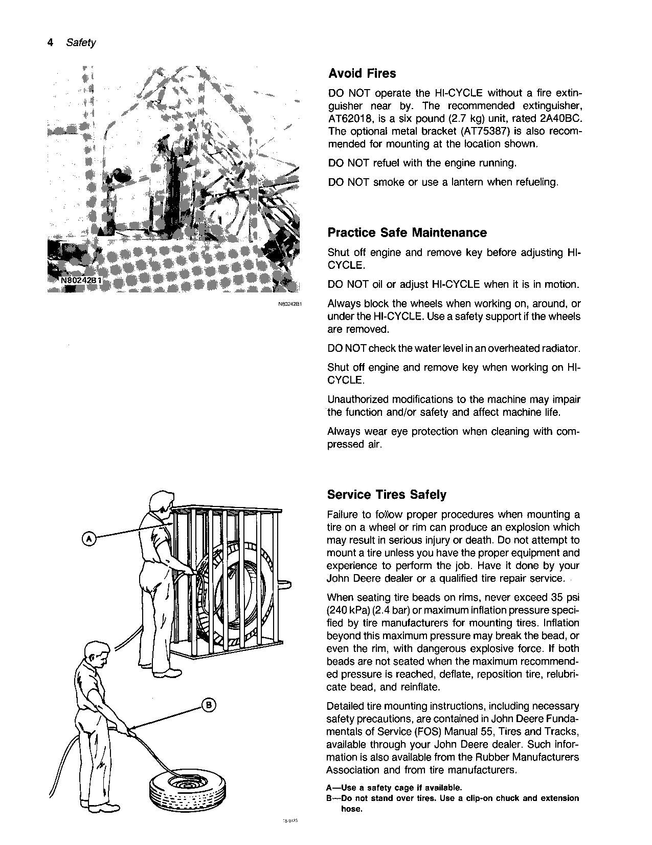 JOHN DEERE 6000 SPRAYER OPERATORS MANUAL #4