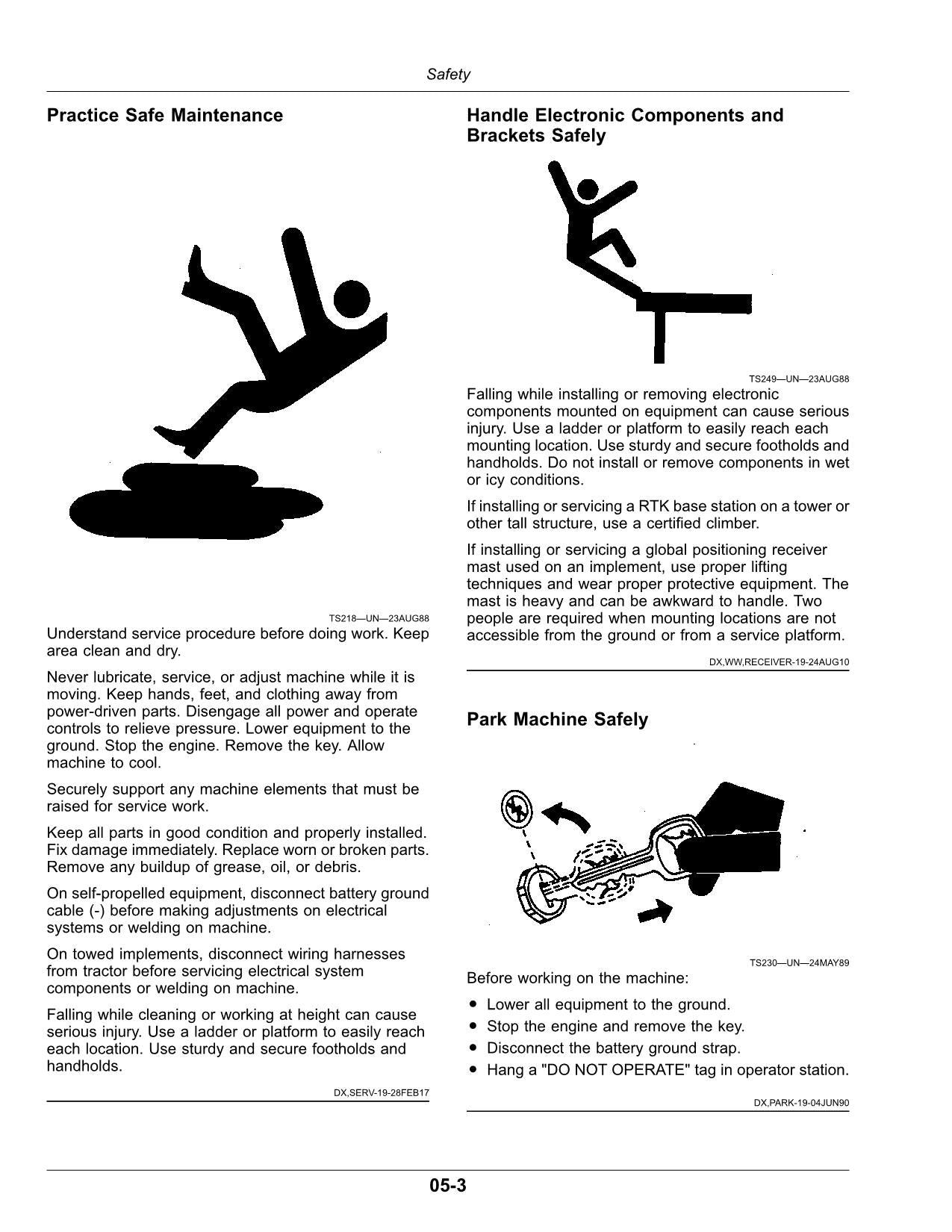 JOHN DEERE R4030  R4045  R4038 SELF- PROPELLED SPRAYERS SPRAYER OPERATORS MANUAL