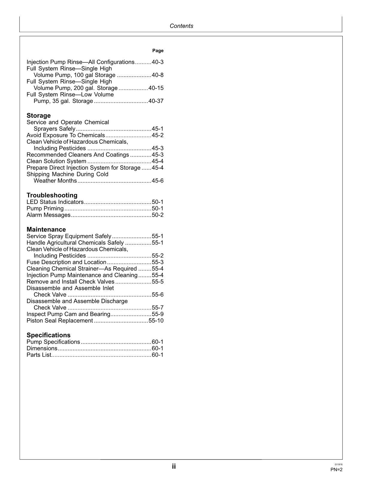 JOHN DEERE R4030 R4038 R4045 SPRAYER OPERATORS MANUAL #1