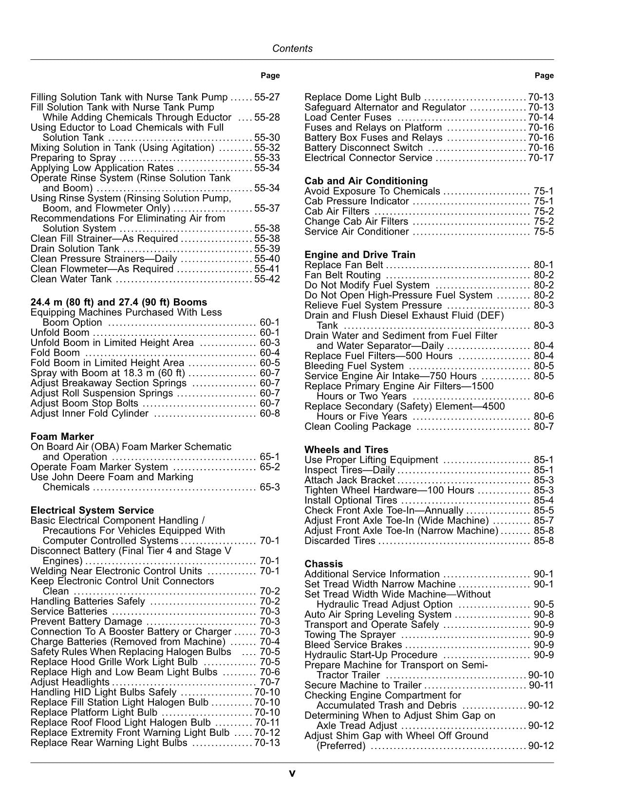 JOHN DEERE R4023 SPRAYER OPERATORS MANUAL #6