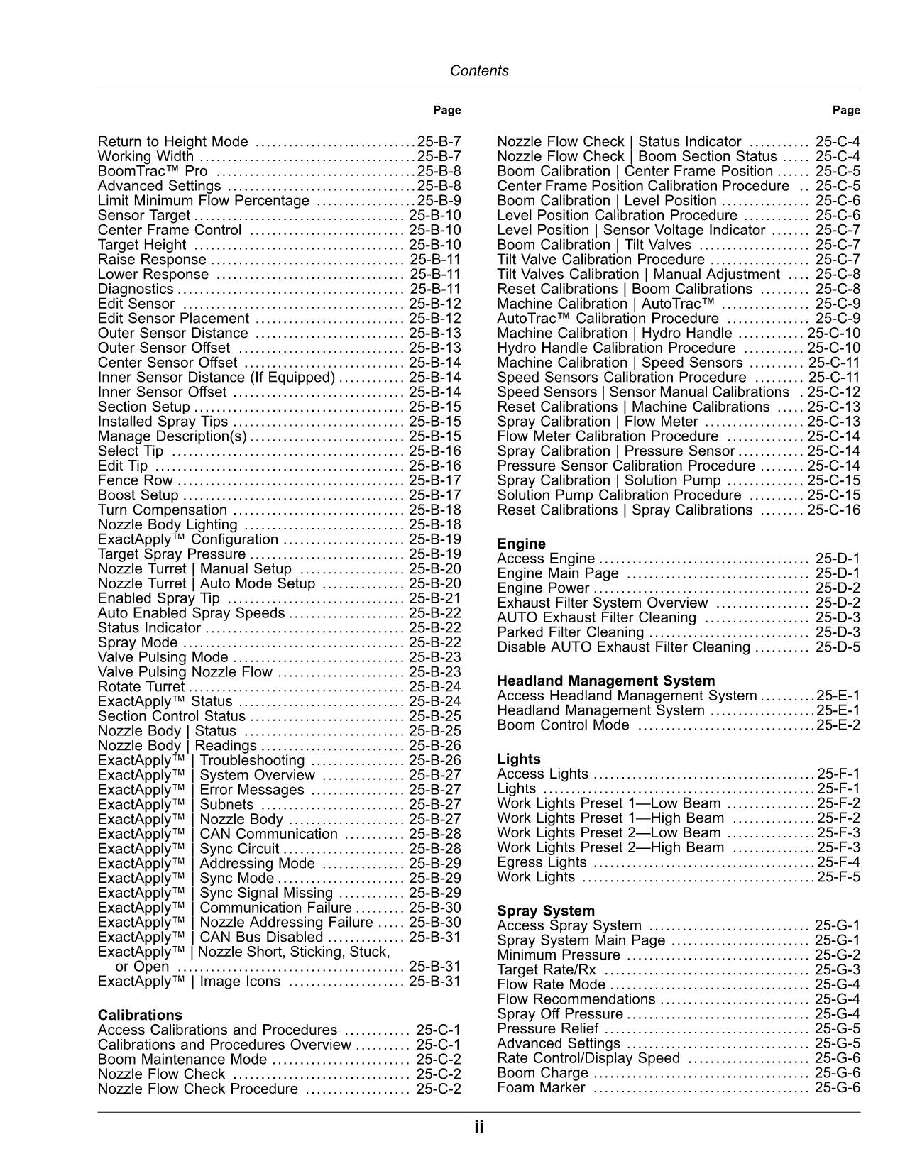 JOHN DEERE R4023 SPRAYER OPERATORS MANUAL #6