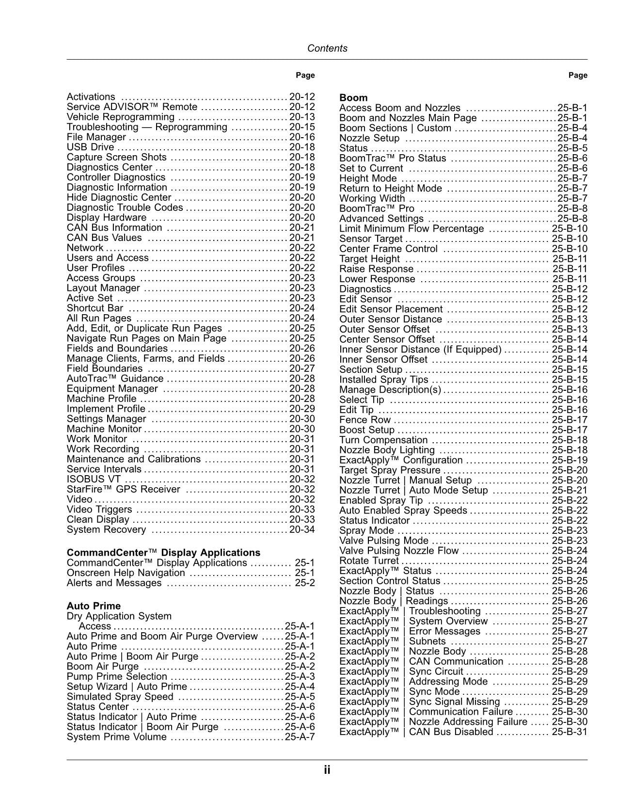 JOHN DEERE R4030  R4060  R4045  R4044  R4038 SPRAYER OPERATORS MANUAL