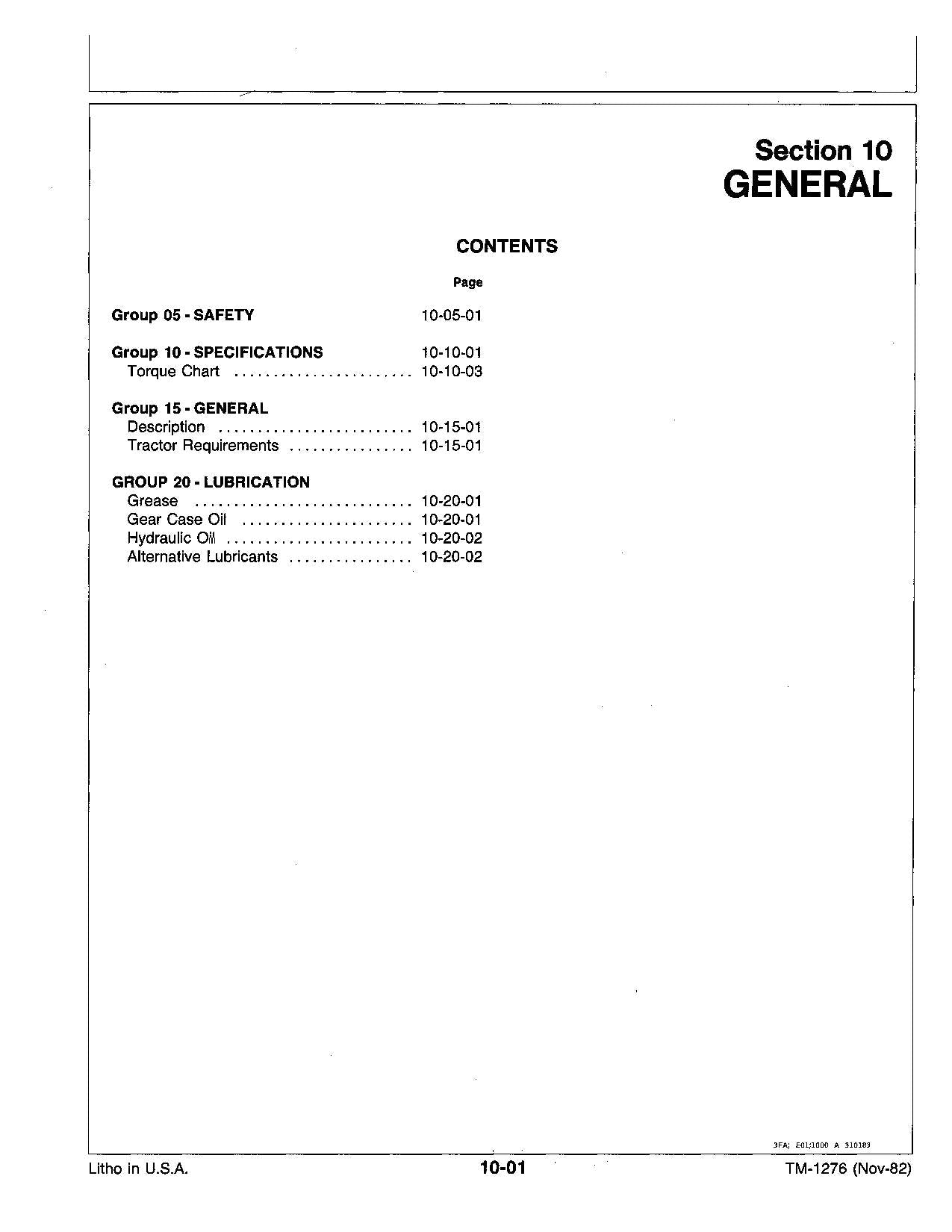 JOHN DEERE 430 530 BALER SERVICE MANUAL