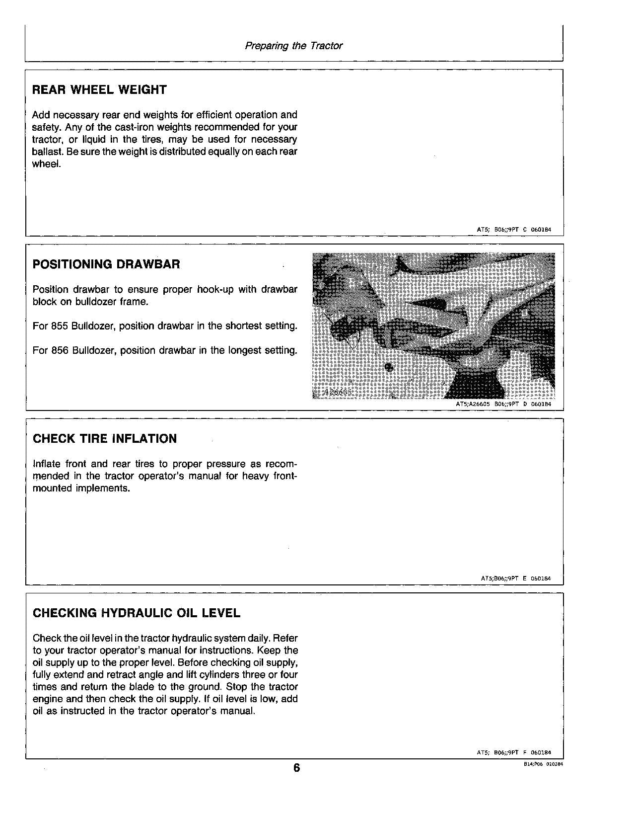 JOHN DEERE 855 AG BULLDOZERS OPERATORS MANUAL