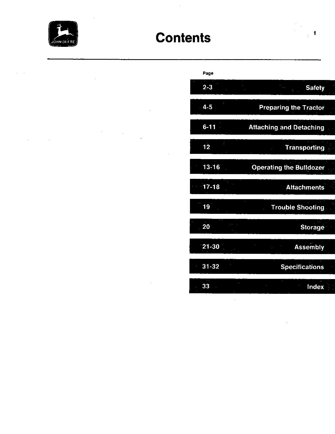 JOHN DEERE 864 AG BULLDOZER OPERATORS MANUAL