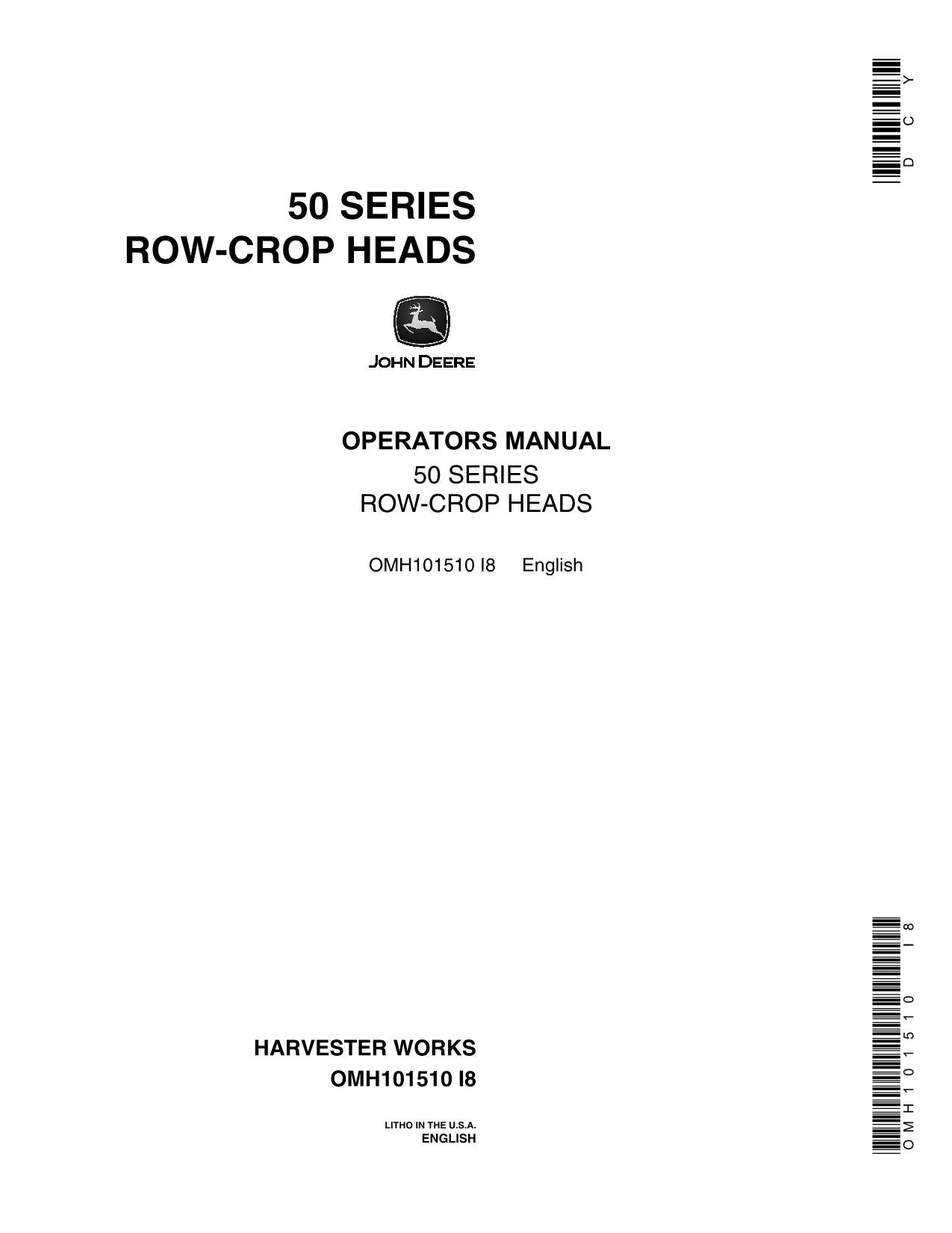 MANUEL D'UTILISATION DE L'ÉPAVEUSE JOHN DEERE 453 454 554 653 654 853 #2