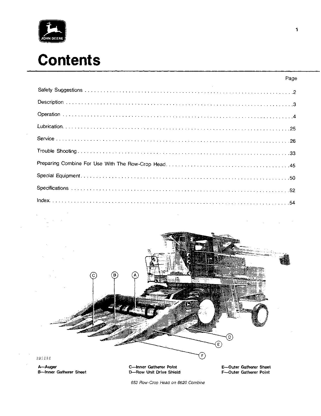 MANUEL D'UTILISATION DE L'ÉPAVEUSE JOHN DEERE 453 454 554 653 654 853 #2