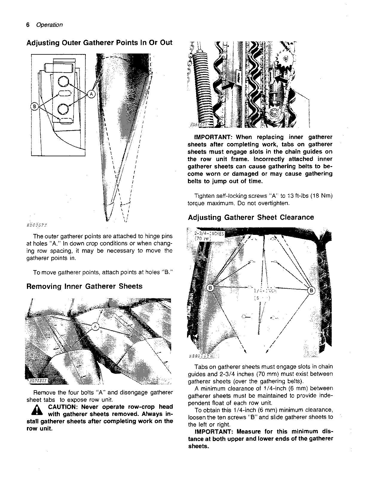 MANUEL D'UTILISATION DE L'ÉPAVEUSE JOHN DEERE 453 454 554 653 654 853 #2