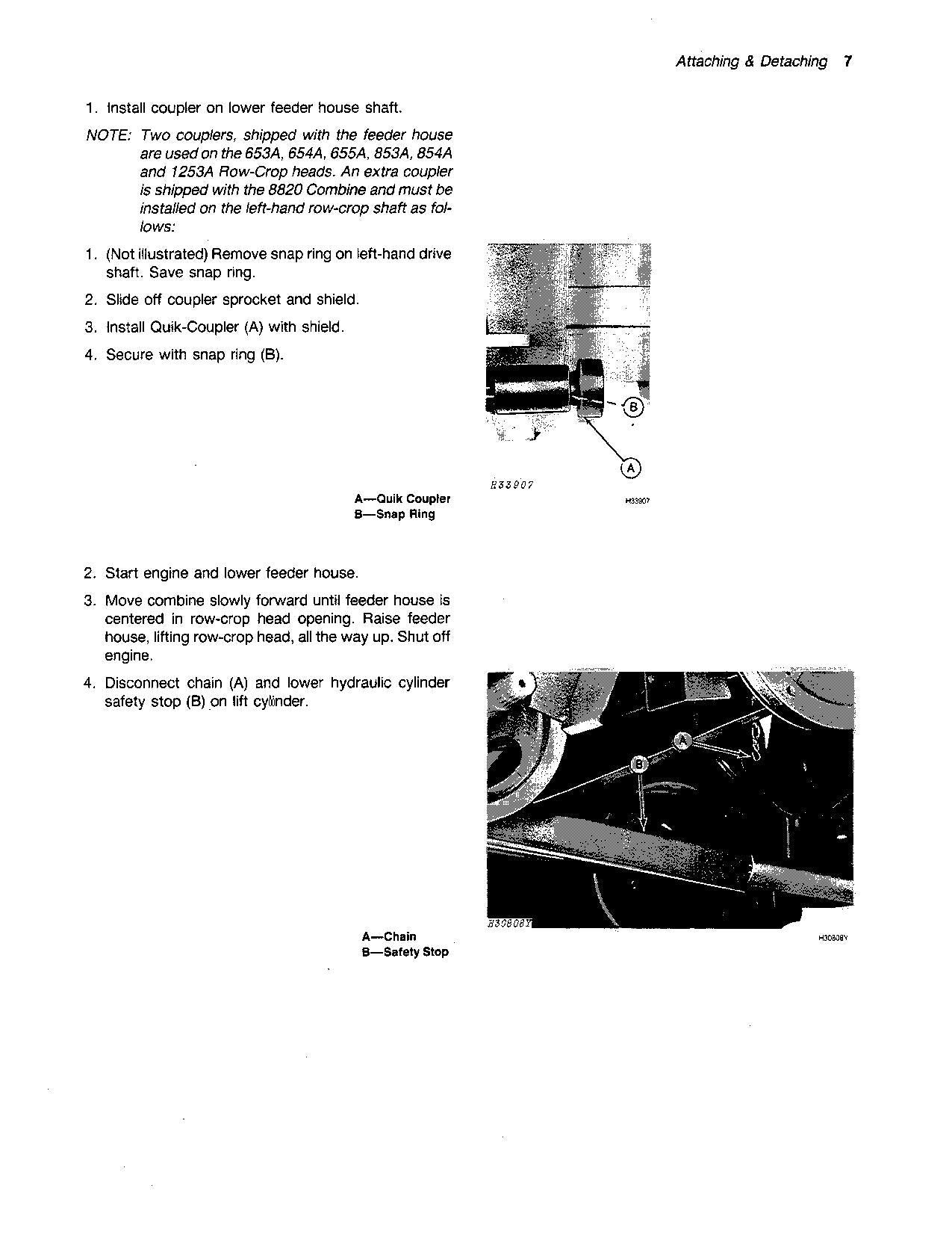 MANUEL D'UTILISATION DE L'ÉPAVEUSE JOHN DEERE 453A 454A 653A 654A 853A 655A 854A 1253A