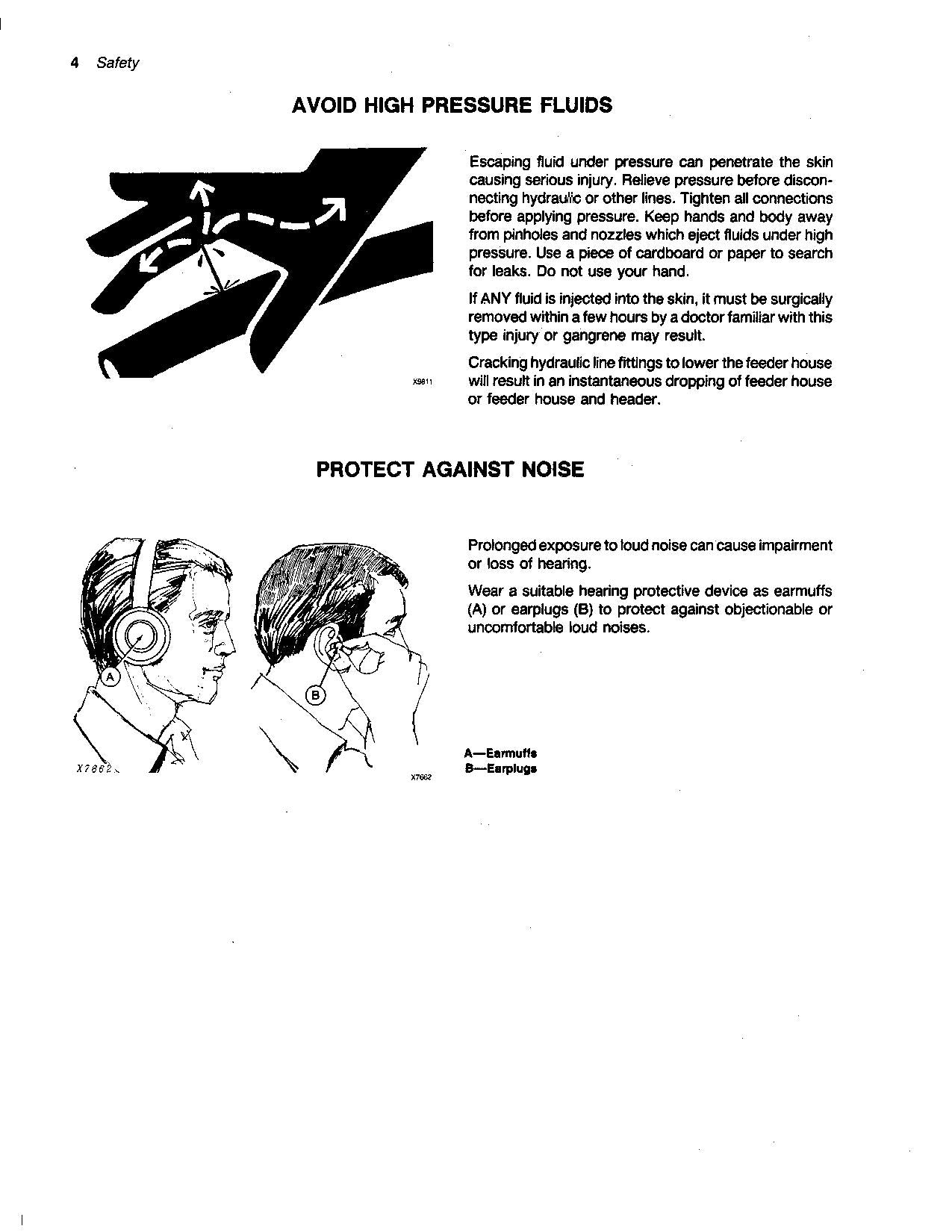 JOHN DEERE 453A 454A 653A 654A 853A HEADER-BETRIEBSHANDBUCH