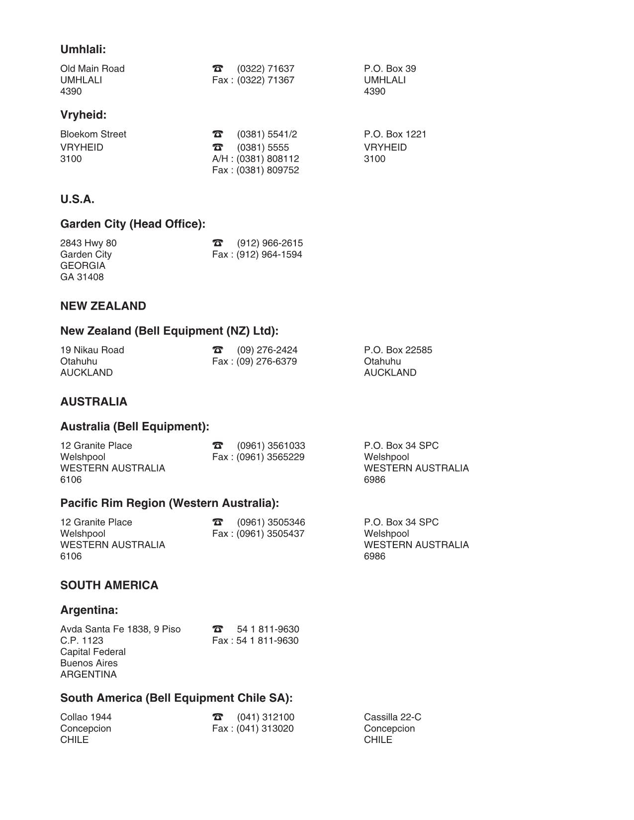 JOHN DEERE BELL B25B MULDENKIPPER WARTUNGS-BETRIEBSHANDBUCH