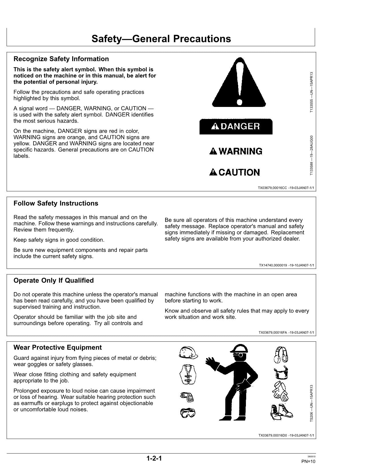 JOHN DEERE 250D 300D DUMP TRUCK MAINTENANCE OPERATORS MANUAL #1