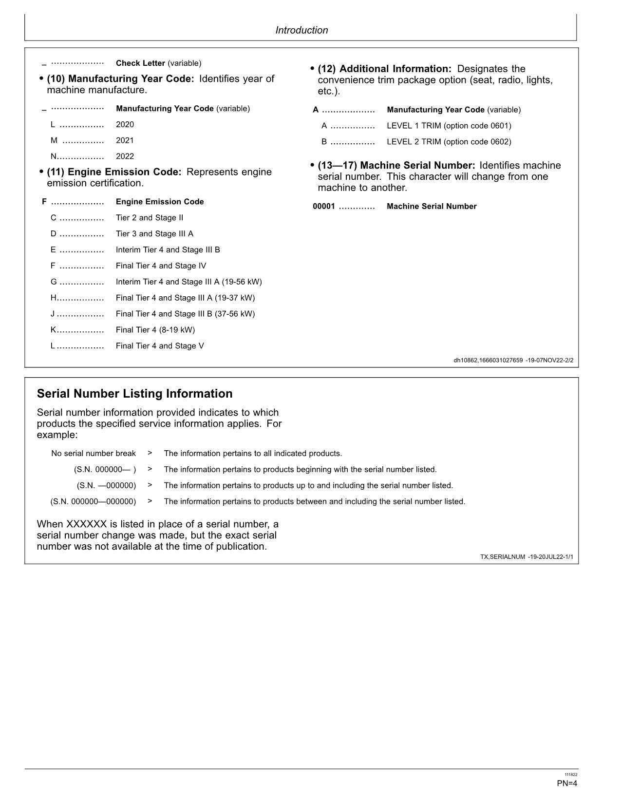 JOHN DEERE 410P 460P DUMP TRUCK OPERATORS MANUAL