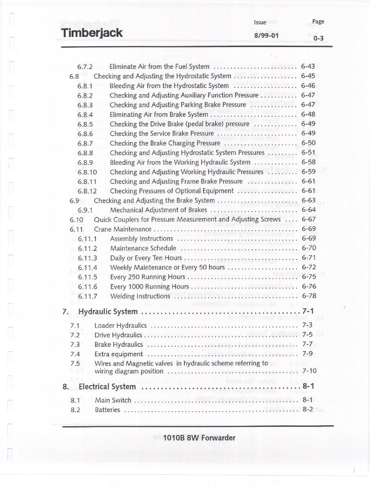 JOHN DEERE 1010B FORWARDER OPERATORS MANUAL #1