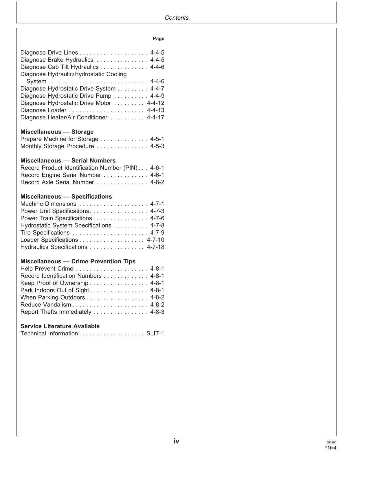 JOHN DEERE 1110NA FORWARDER OPERATORS MANUAL #2