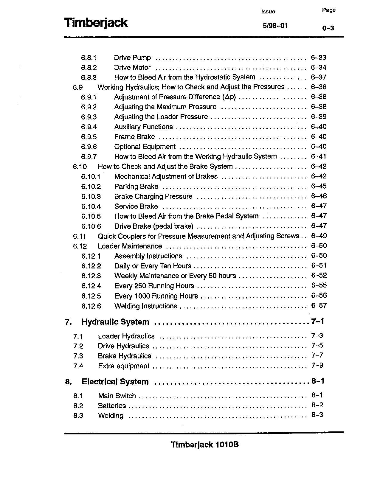 JOHN DEERE 1010B FORWARDER OPERATORS MANUAL #2