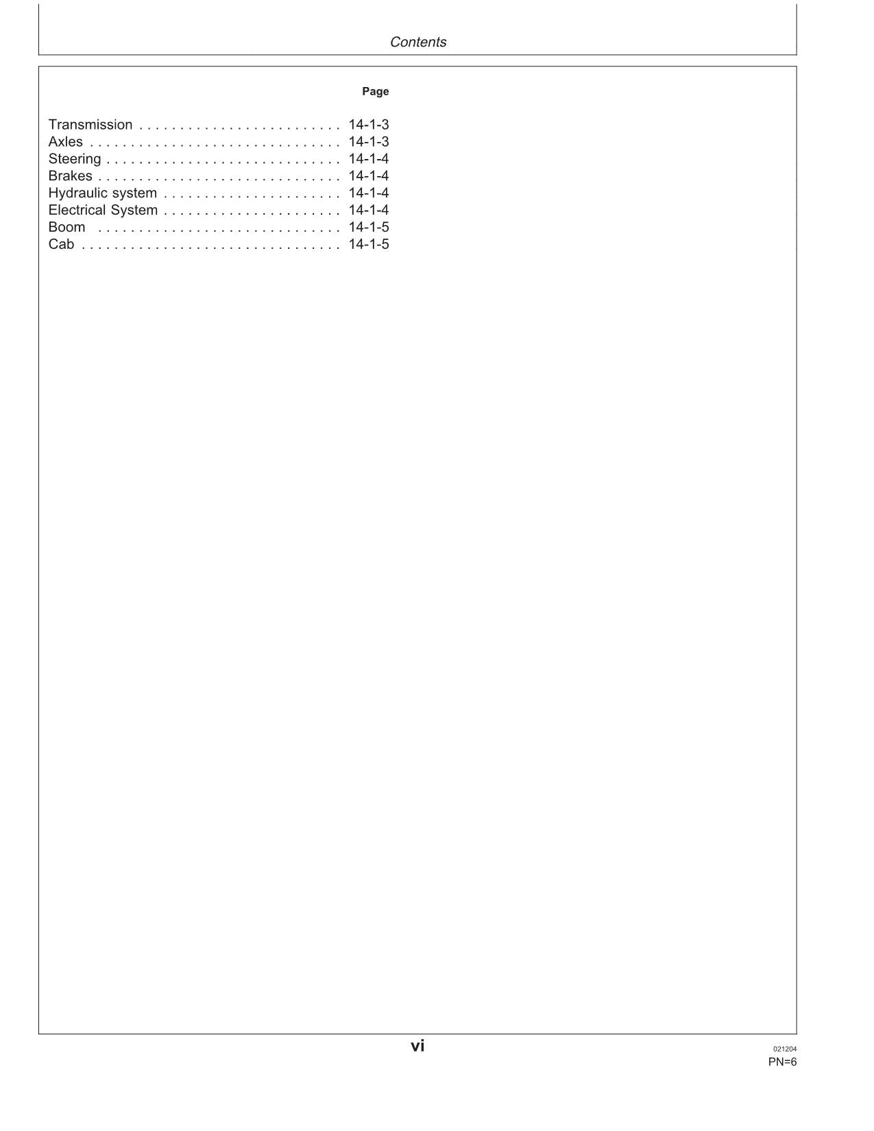 JOHN DEERE 1710D FORWARDER OPERATORS MANUAL #1