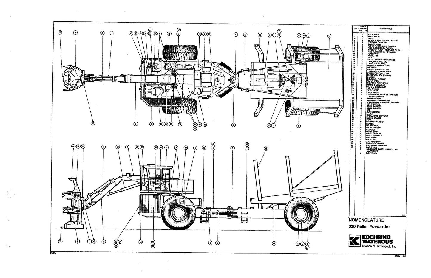 JOHN DEERE 330 FORWARDER BEDIENUNGSANLEITUNG