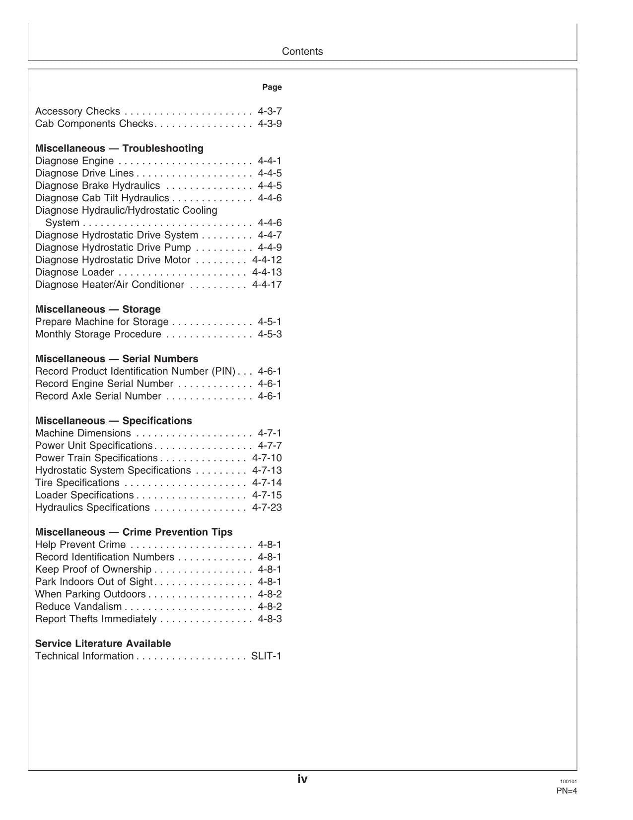 JOHN DEERE 1058 FORWARDER OPERATORS MANUAL #2