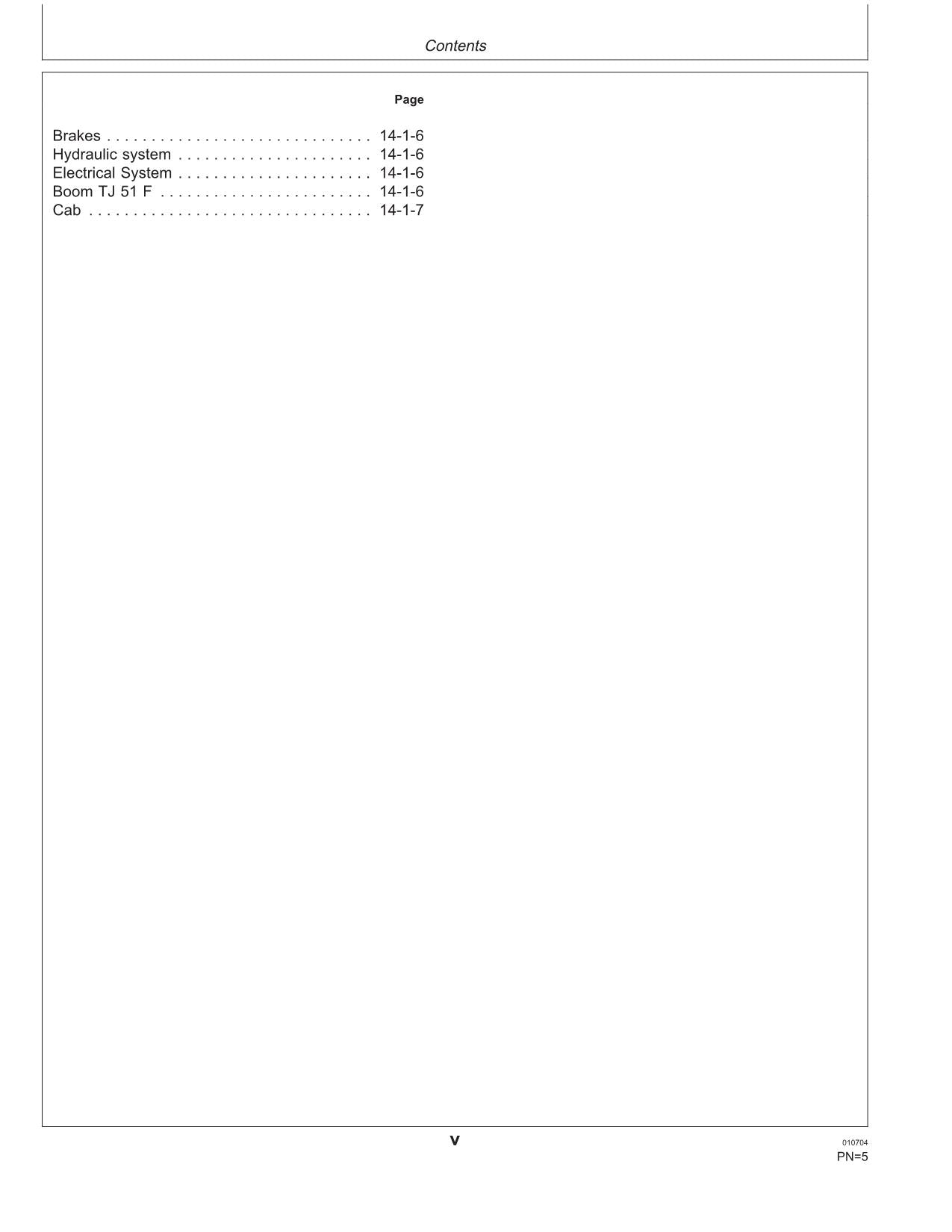 JOHN DEERE 810D FORWARDER OPERATORS MANUAL #2