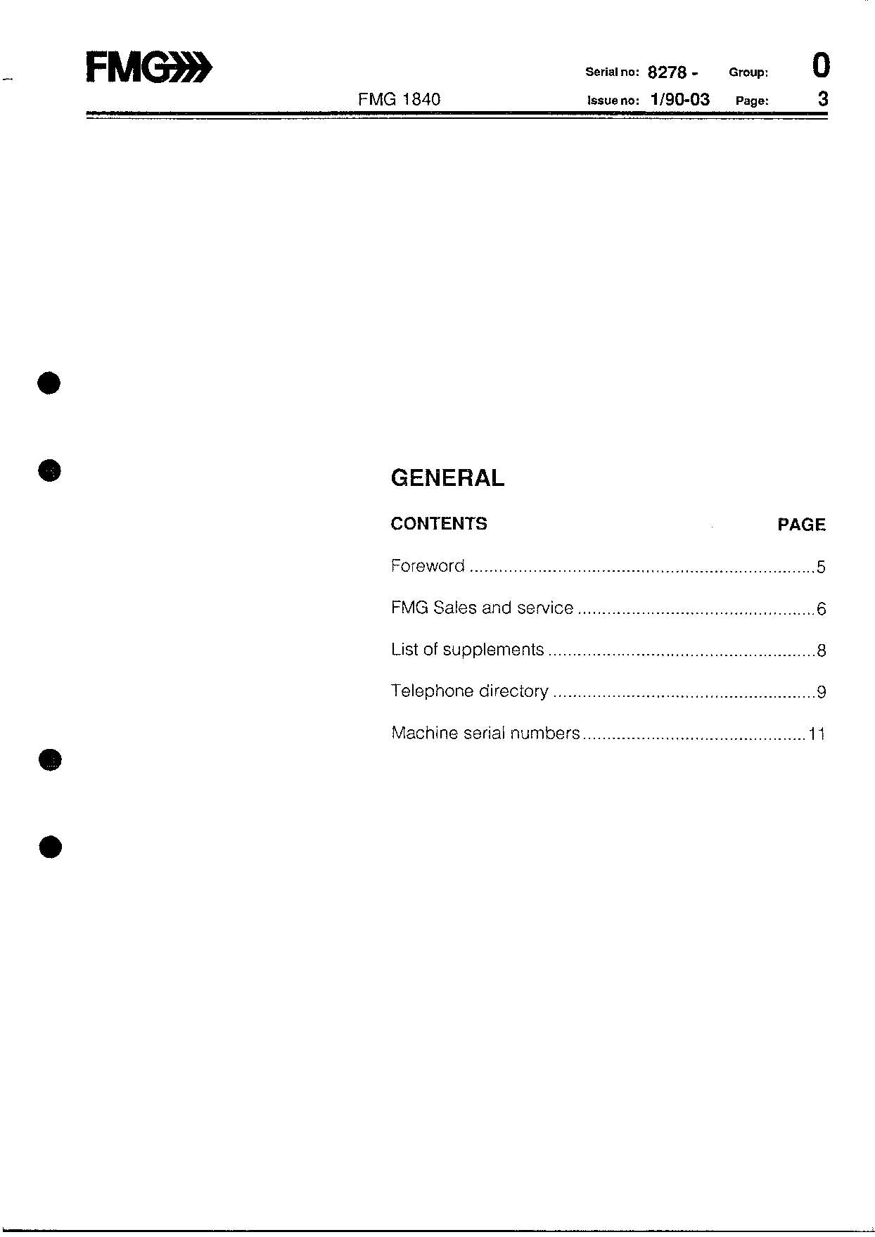 JOHN DEERE 1840 FORWARDER OPERATORS MANUAL