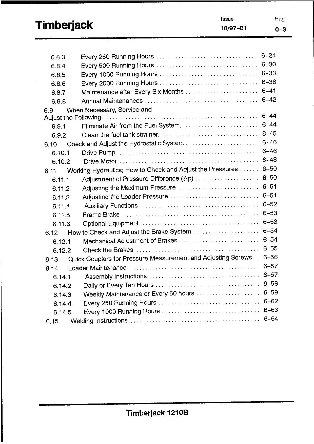 JOHN DEERE 1210B FORWARDER OPERATORS MANUAL