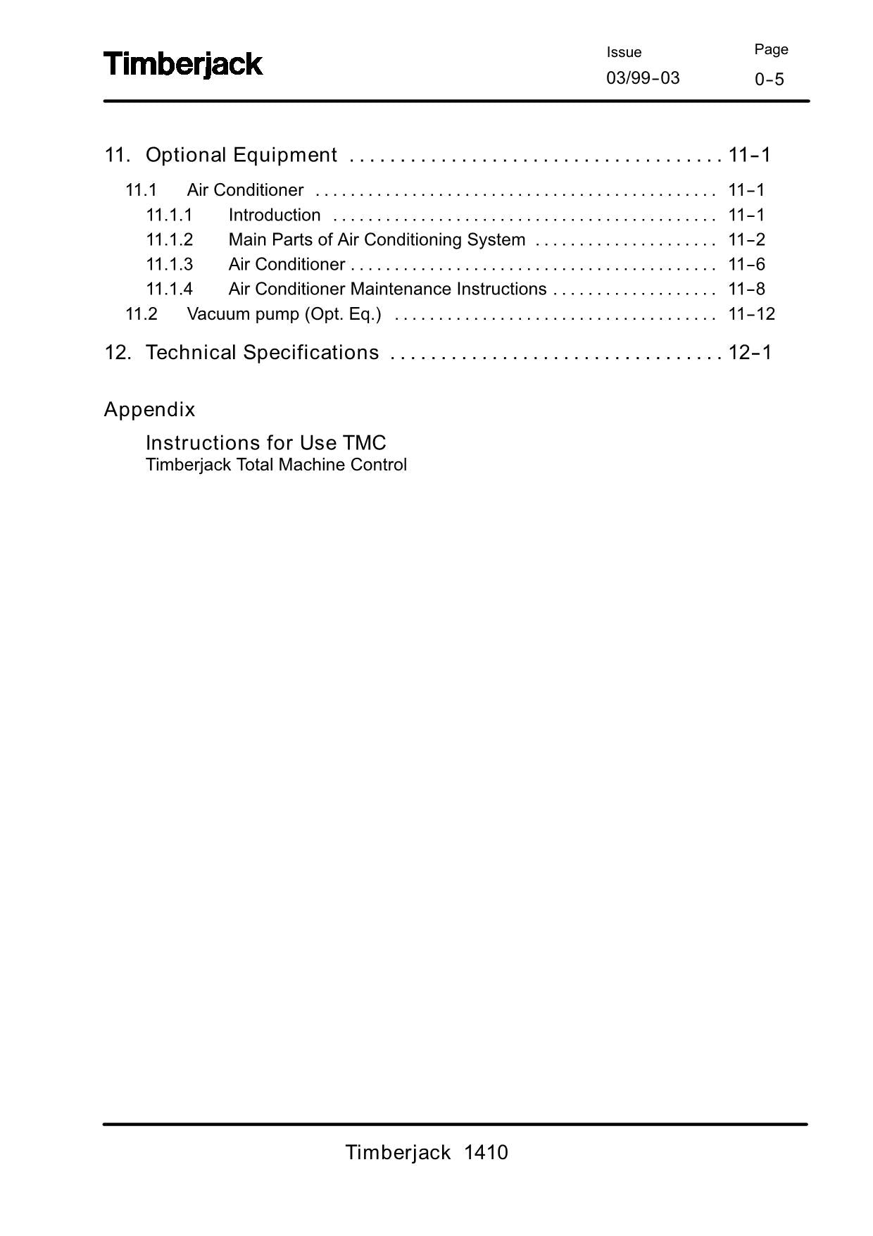 JOHN DEERE 1410 FORWARDER OPERATORS MANUAL #2