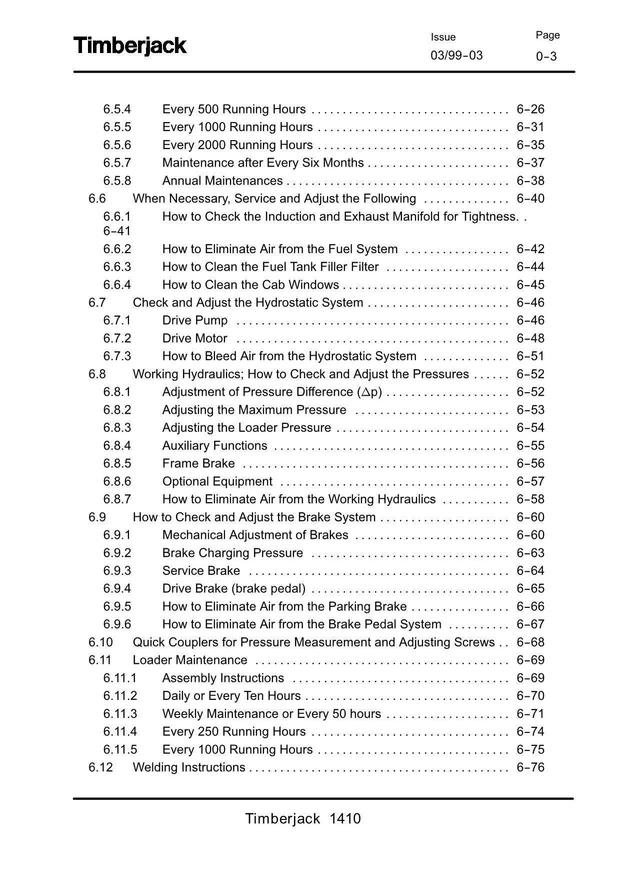 JOHN DEERE 1410 FORWARDER OPERATORS MANUAL #2