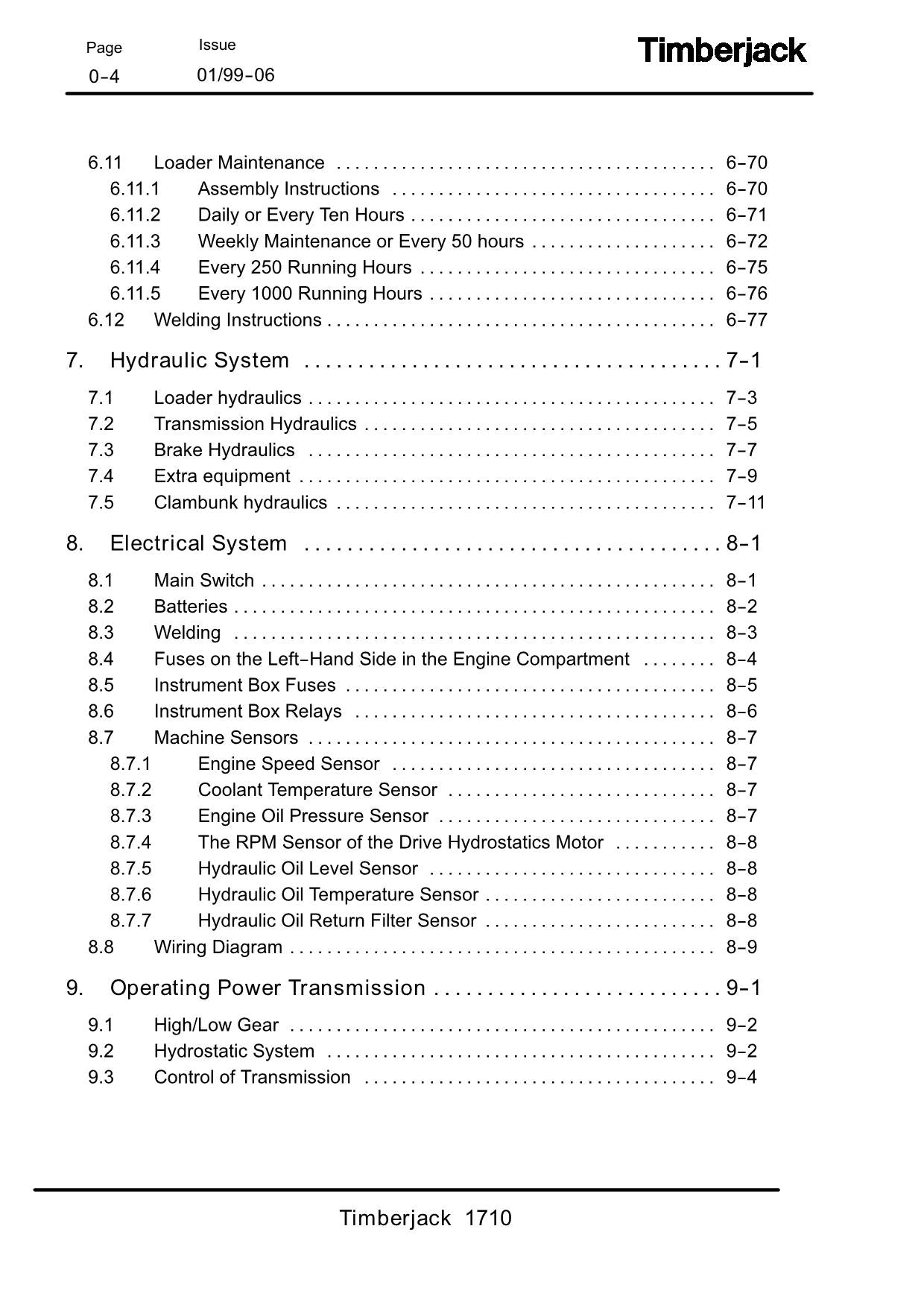 JOHN DEERE 1710 FORWARDER OPERATORS MANUAL #1