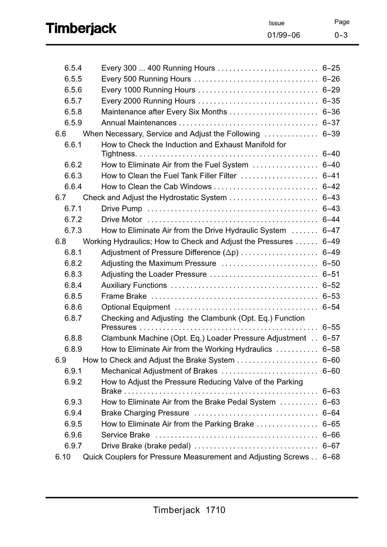 JOHN DEERE 1710 FORWARDER OPERATORS MANUAL #1