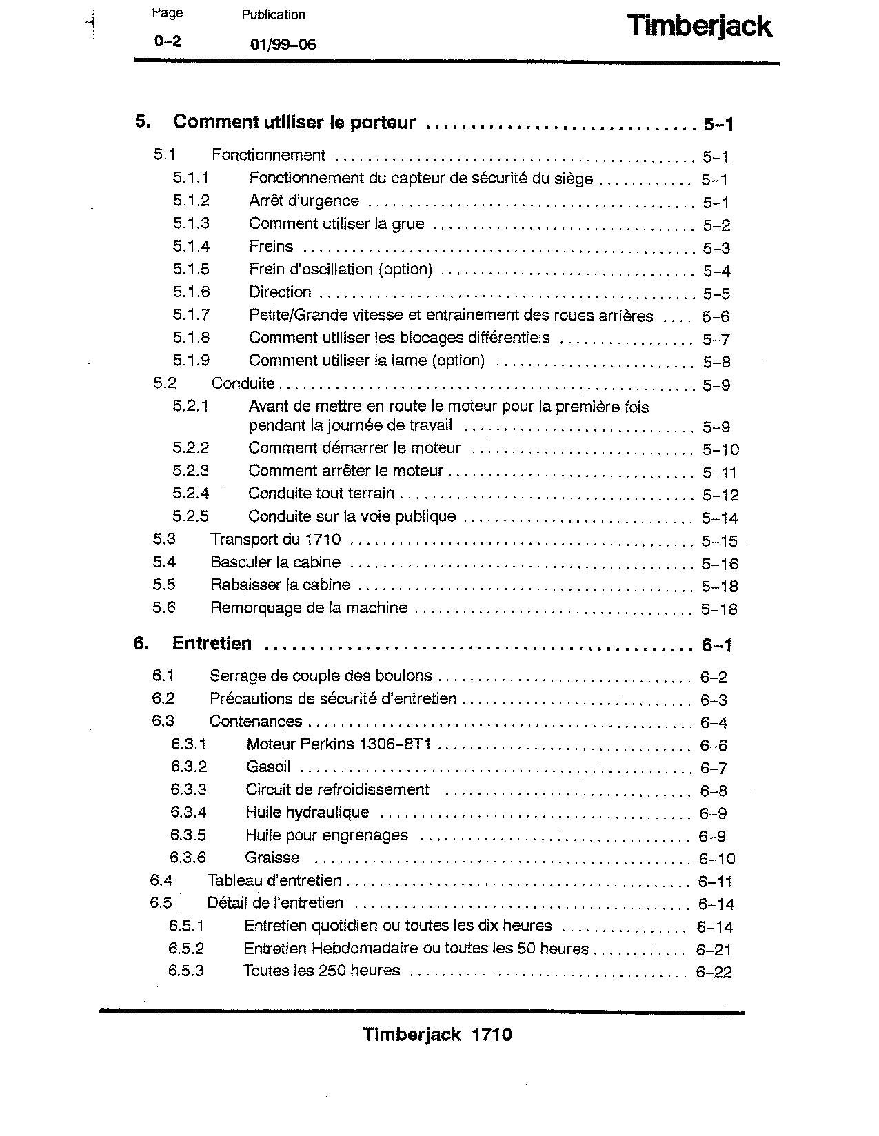 JOHN DEERE 1710 FORWARDER OPERATORS MANUAL #2