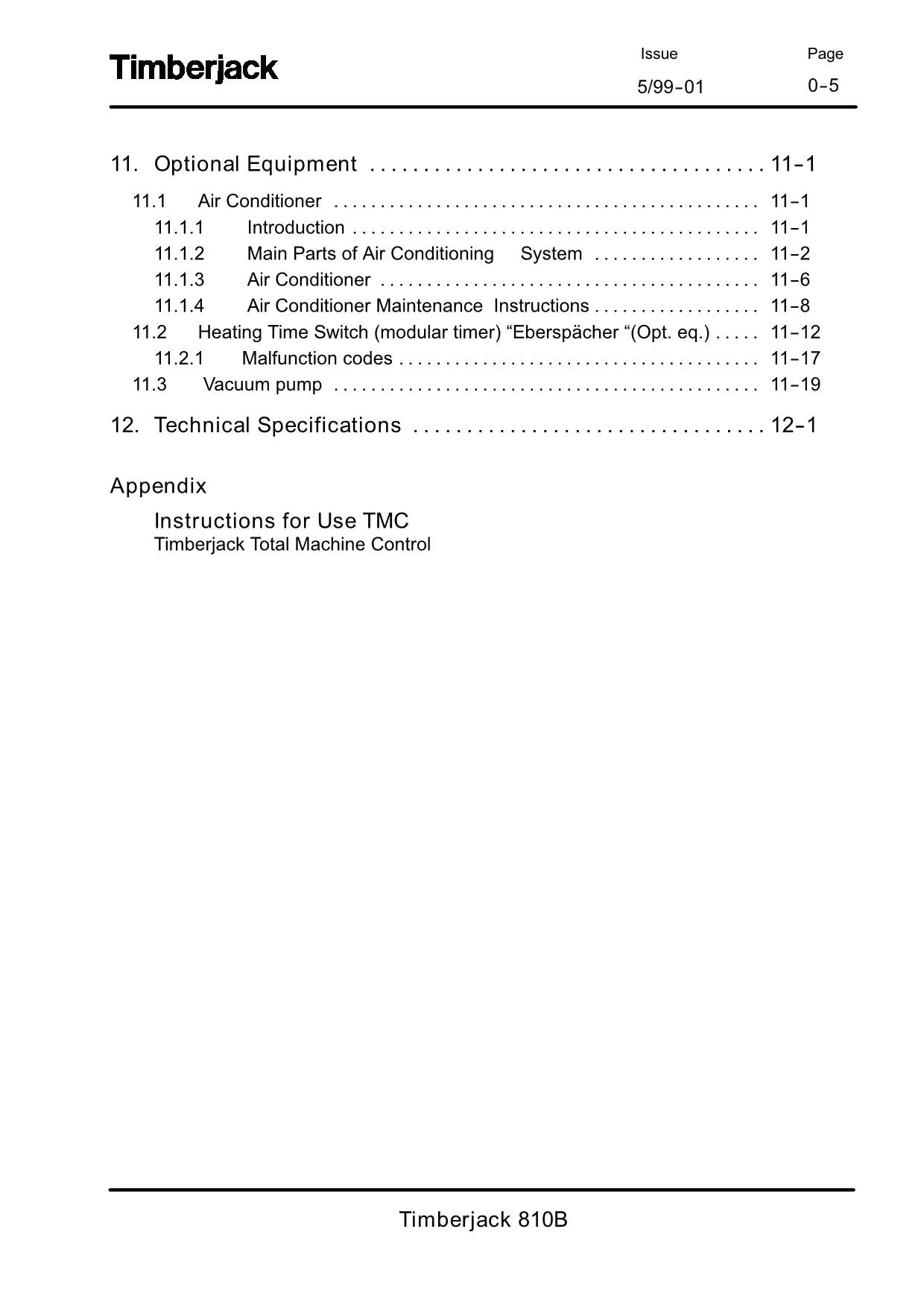 JOHN DEERE 810B FORWARDER OPERATORS MANUAL 17DA0957-