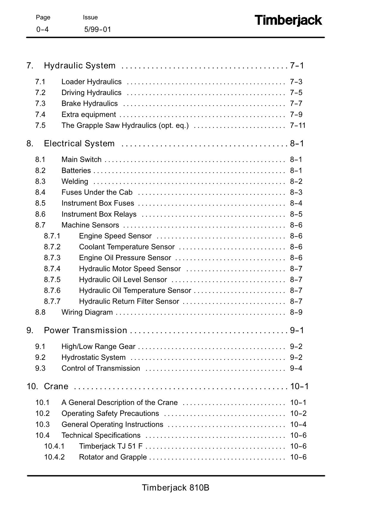 JOHN DEERE 810B FORWARDER OPERATORS MANUAL 17DA0957-