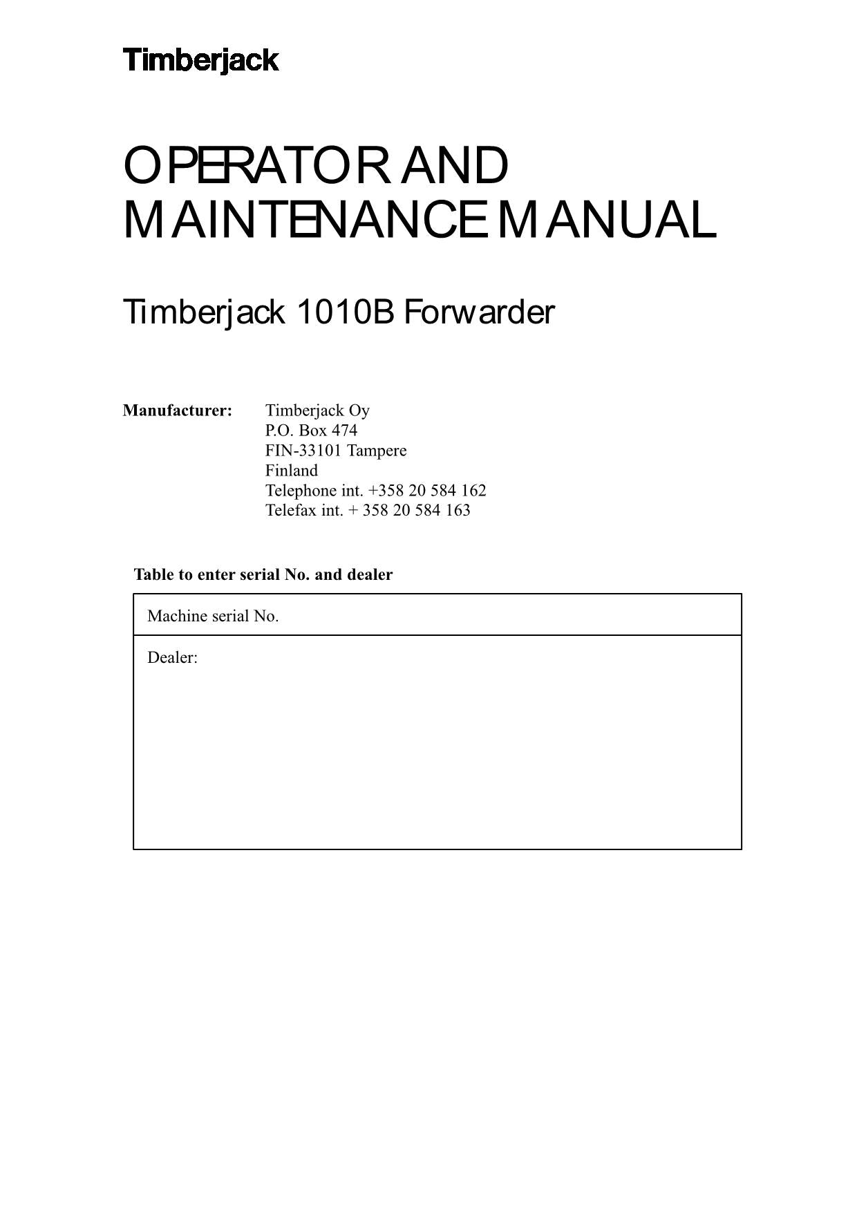 MANUEL D'UTILISATION DU TRANSPORTEUR JOHN DEERE 1010B #5