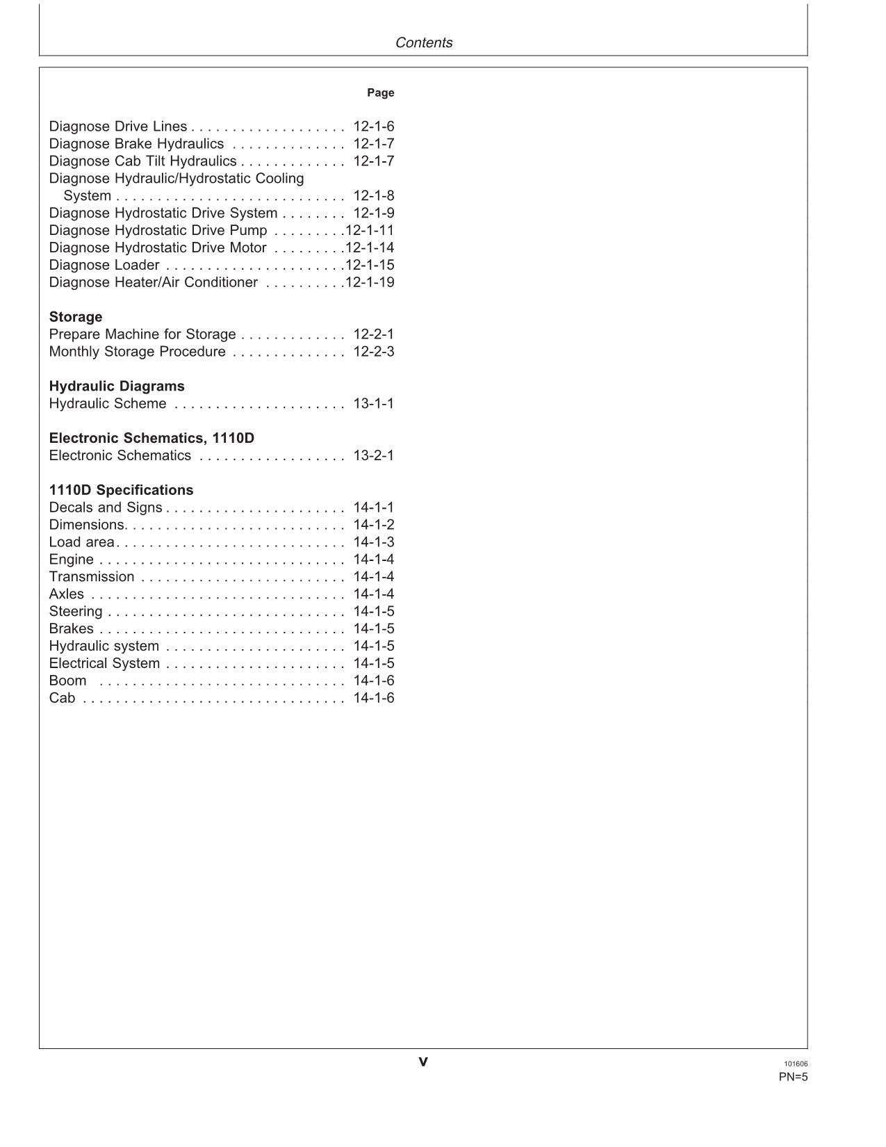 JOHN DEERE 1110D FORWARDER OPERATORS MANUAL #7