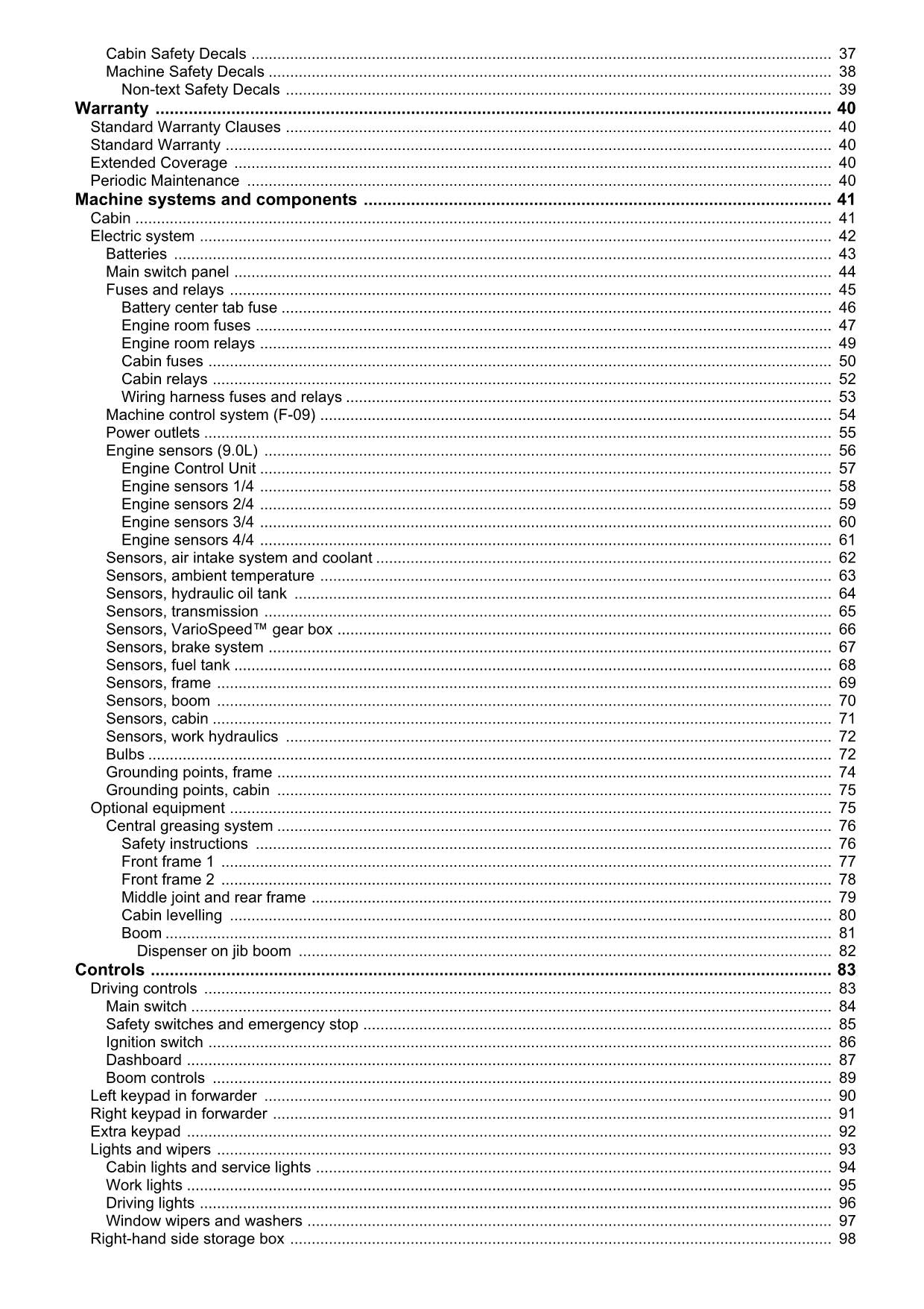 JOHN DEERE 1910E T3 FORWARDER-BETRIEBSHANDBUCH NR. 2