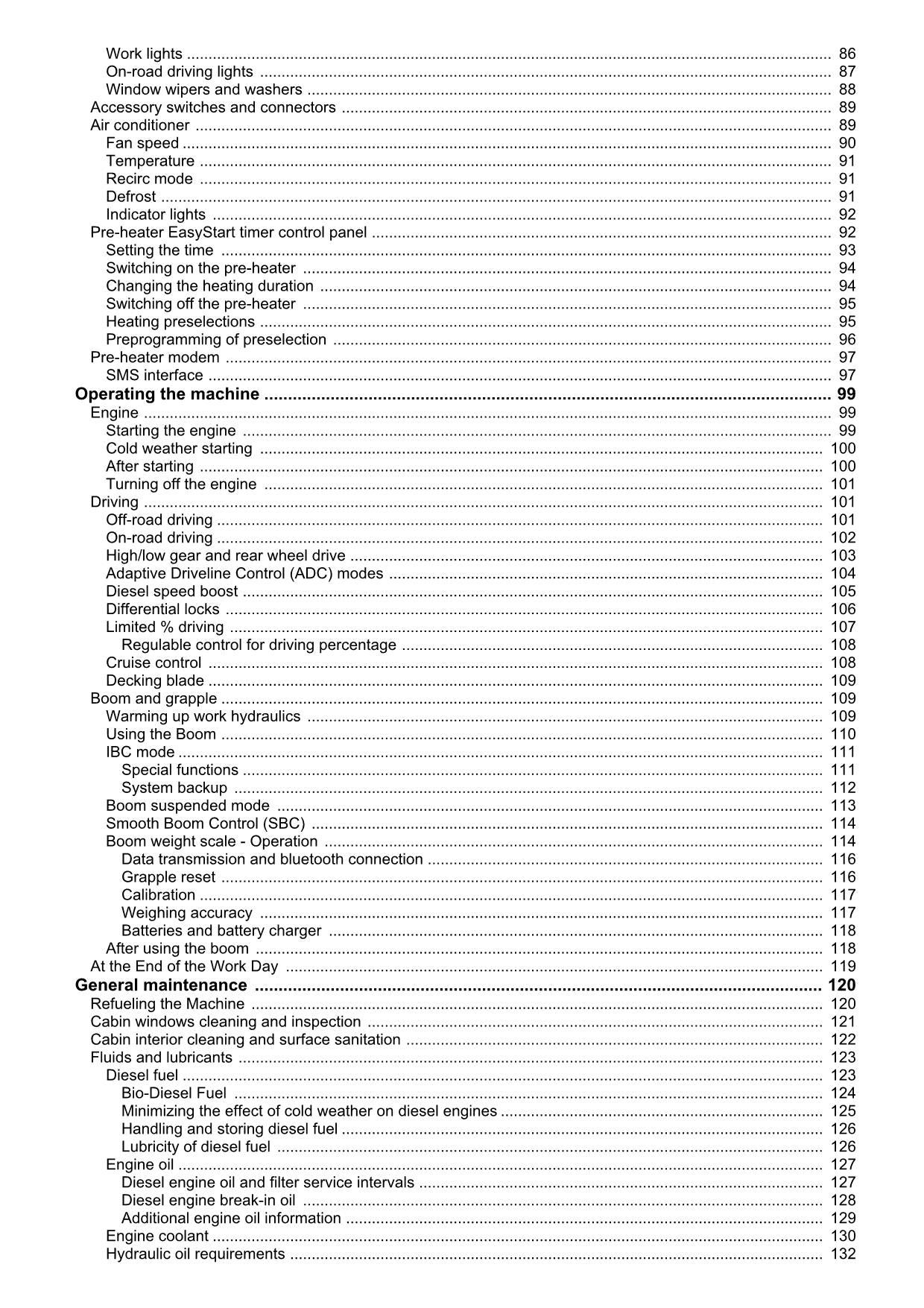 JOHN DEERE 1110G 1210G 1510G T2 FFC FORWARDER OPERATORS MANUAL