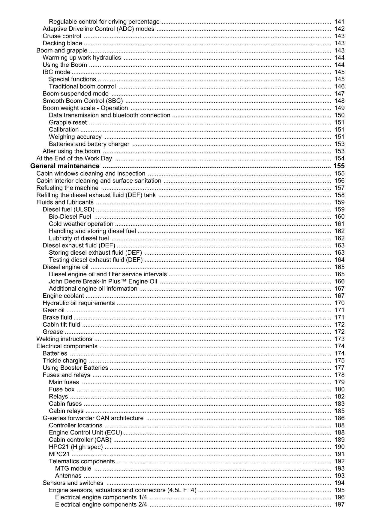 JOHN DEERE 910G 1010G FORWARDER OPERATORS MANUAL #3