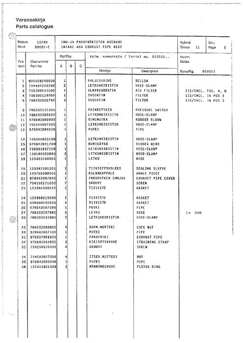 JOHN DEERE K440 FORWARDER-ERSATZTEILKATALOGHANDBUCH