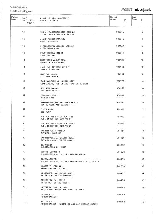 MANUEL DU CATALOGUE DES PIÈCES DÉTACHÉES DU TRANSPORTEUR JOHN DEERE 1010 SÉRIE 10101300–10101457