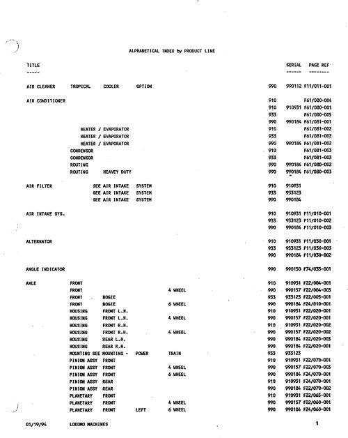 JOHN DEERE 610 FORWARDER PARTS CATALOG MANUAL 973070-983334