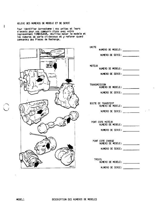 JOHN DEERE 230 FORWARDER PARTS CATALOG MANUAL 798001-798025