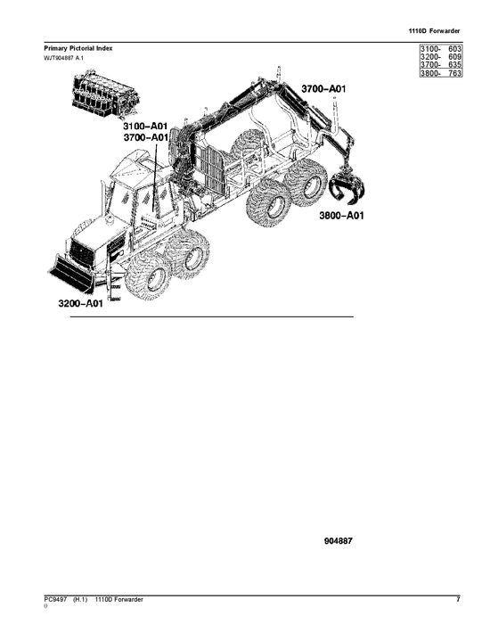 MANUEL DU CATALOGUE DES PIÈCES DU TRANSPORTEUR JOHN DEERE 810D