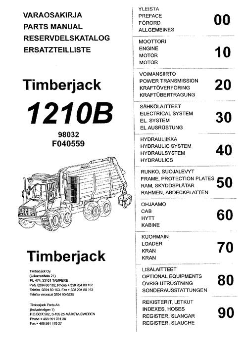 MANUEL DU CATALOGUE DES PIÈCES DU TRANSPORTEUR JOHN DEERE 1210B