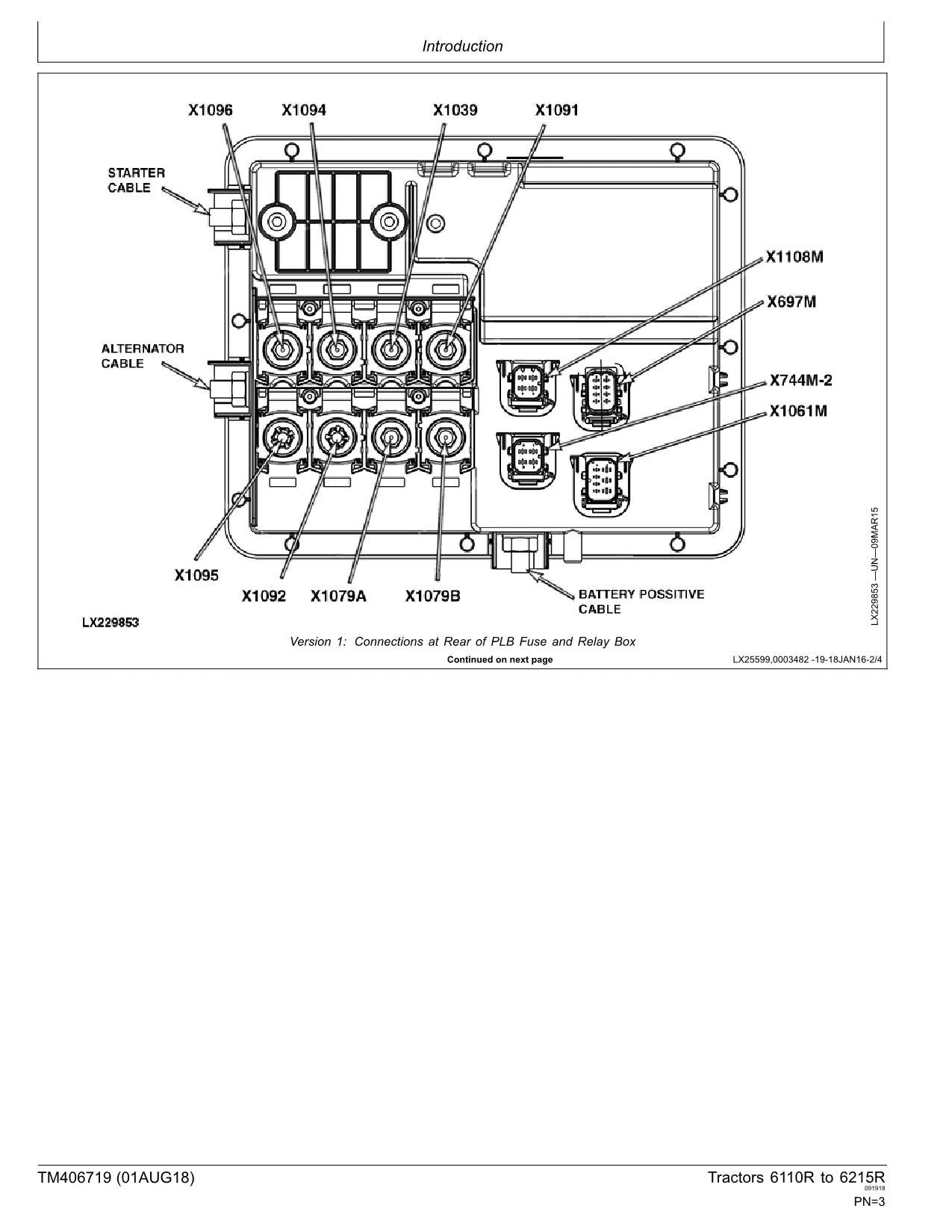 JOHN DEERE 6110R 6120R 6130R TRACTOR OPERATION TEST MANUAL MY15-17