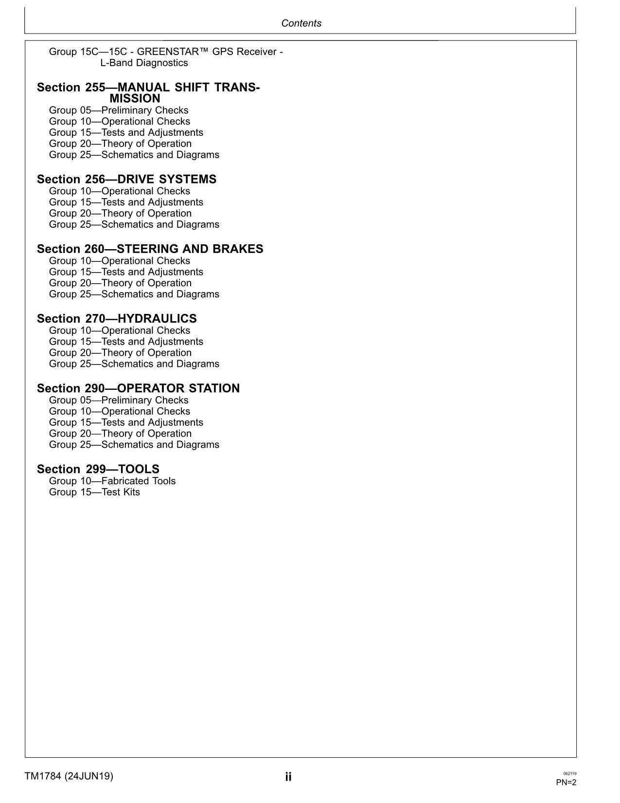 JOHN DEERE 9300T  9400T TRACTOR OPERATION TEST MANUAL #2