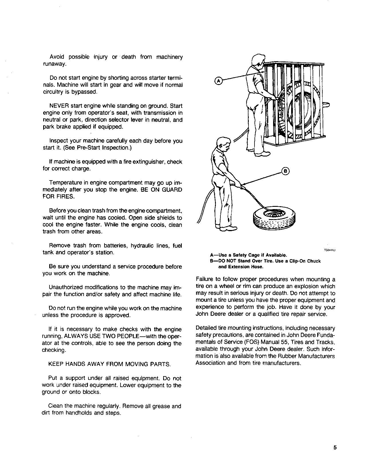 JOHN DEERE 480C FORKLIFT OPERATORS MANUAL